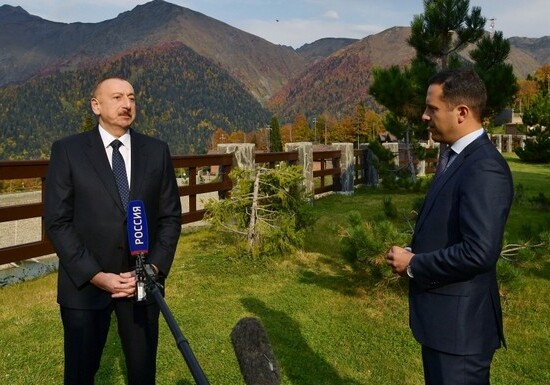 Президент Азербайджана: «Наши отношения с Россией проверены временем» – Интервью российским телеканалам