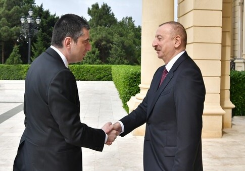 Президент Ильхам Алиев принял премьер-министра Грузии (Фото-Обновлено)