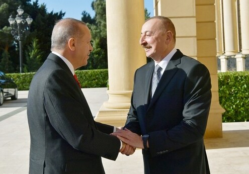 Ильхам Алиев встретился с  Реджепом Тайипом Эрдоганом (Фото)