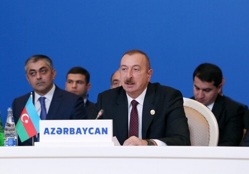 Ильхам Алиев: «Разрушающая святые для мусульман мечети Армения не может быть другом мусульманских стран»