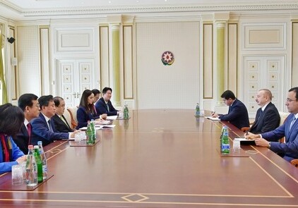Президент Азербайджана принял председателя Национальной ассамблеи Республики Корея (Обновлено)