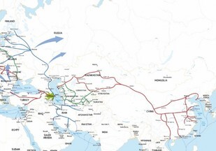 Впервые по железной дороге отправляется прямой контейнерный поезд из Баку в Европу