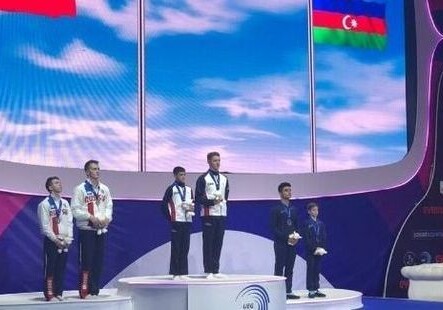 Азербайджанские акробаты завоевали «бронзу» на чемпионате Европы