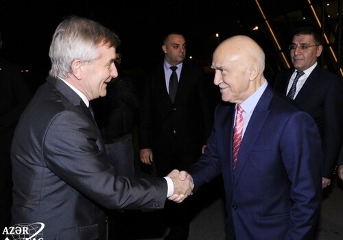 Председатель Сейма Литвы прибыл в Азербайджан (Фото)