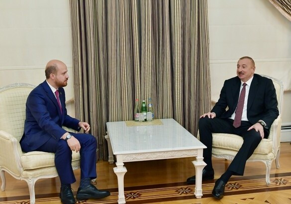 Президент Ильхам Алиев принял Билала Эрдогана (Фото-Обновлено)