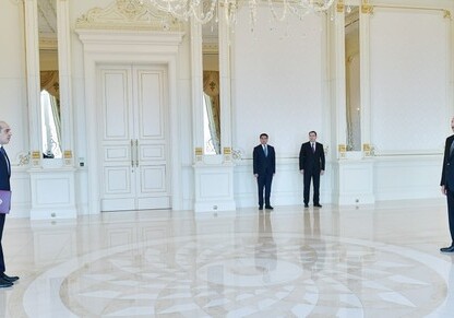 Президент Ильхам Алиев принял верительные грамоты нового посла Иордании (Фото-Обновлено)