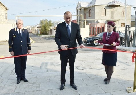 Президент Азербайджана принял участие в открытии железнодорожной станции «Пиршаги» (Фото-Обновлено)