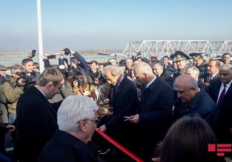 Состоялось открытие нового моста на границе Азербайджана и России (Фото)