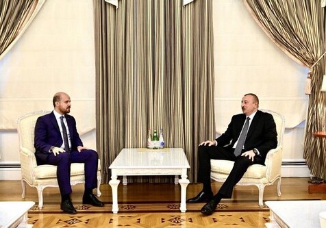 Президент Азербайджана принял Билала Эрдогана