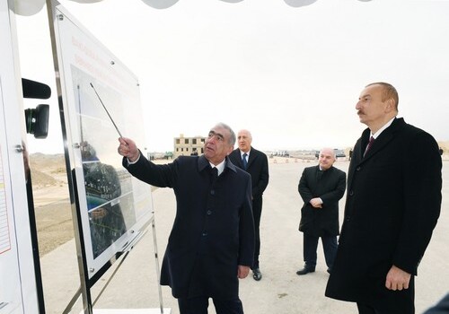 Президент Ильхам Алиев ознакомился со строительством автодороги Баку-Губа-госграница РФ (Фото-Обновлено)