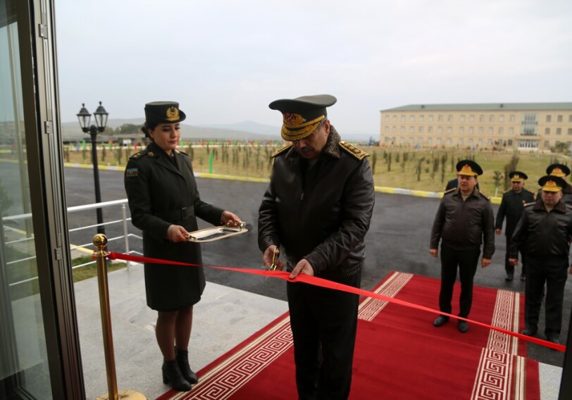 В воинской части ВС АР открыты новые здания штаба и учебно-тренировочного центра (Фото-Видео)