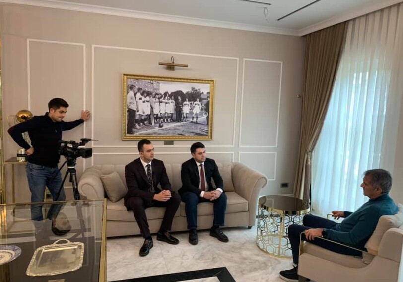«В Баку мы как дома» - Шенол Гюнеш дал интервью Idman TV (Фото)