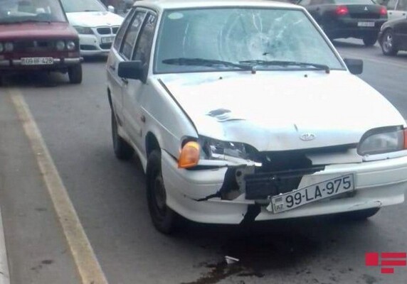 В Гяндже автомобиль сбил подростка (Фото)
