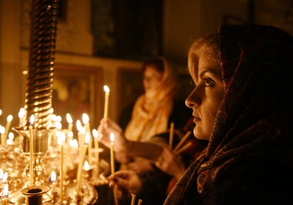 Православные христиане Азербайджана отмечают Рождество (Фото)