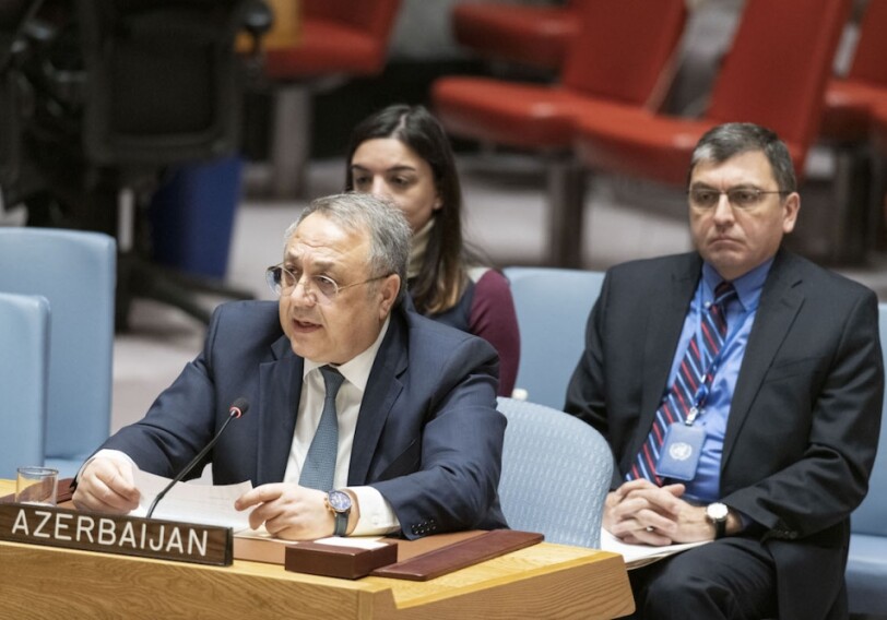 Постпред Азербайджана при ООН рассказал на дебатах в Совете Безопасности об армянской агрессии против Азербайджана
