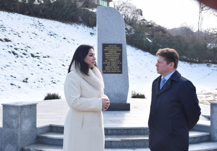 Руководитель Бакинского офиса СЕ посетил Губинский мемориальный комплекс геноцида (Фото)
