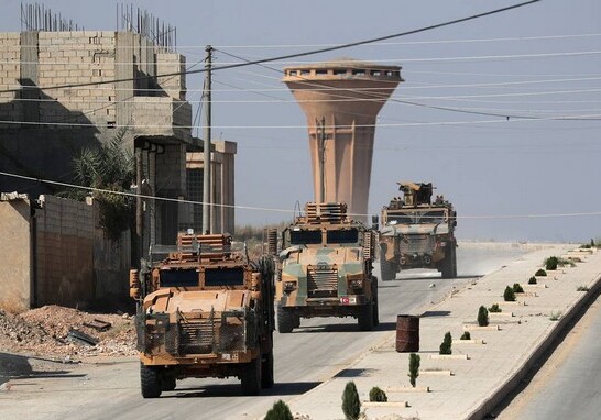 Новая колонна турецкой военной техники пересекла границу с Сирией