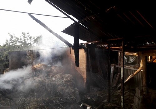 Пожар в Губе уничтожил три дома (Обновлено)