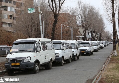 В Ереване объявили забастовку водители маршруток