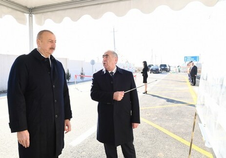 Президент Ильхам Алиев принял участие в открытии ряда объектов в Кюрдамире (Фото-Обновлено)