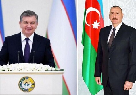 Президент Узбекистана поздравил главу Азербайджанского государства