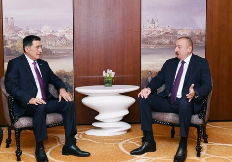 Президент Ильхам Алиев встретился в Мюнхене с генсеком ШОС (Фото-Обновлено)