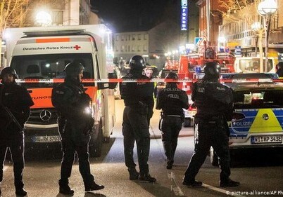В Германии преступник расстрелял посетителей двух кальянных, свыше 10 погибших (Фото-Обновлено)