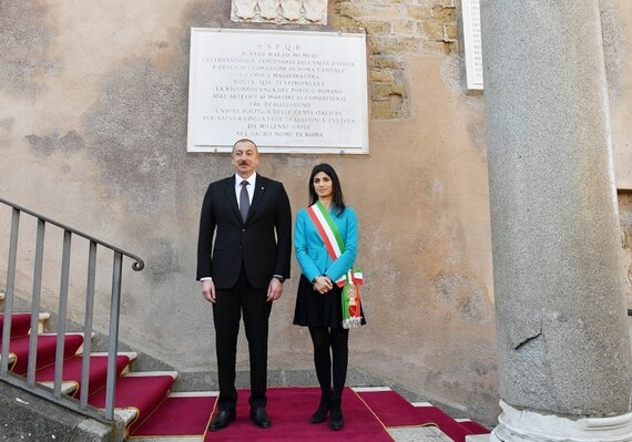 Президент Ильхам Алиев встретился с мэром Рима (Фото)