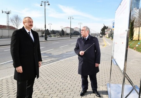 Президент Азербайджана принял участие в открытии подземного перехода в Баку (Фото-Обновлено)