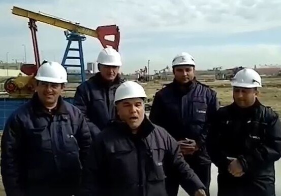 Нефтяники призвали сограждан оставаться дома (Видео)