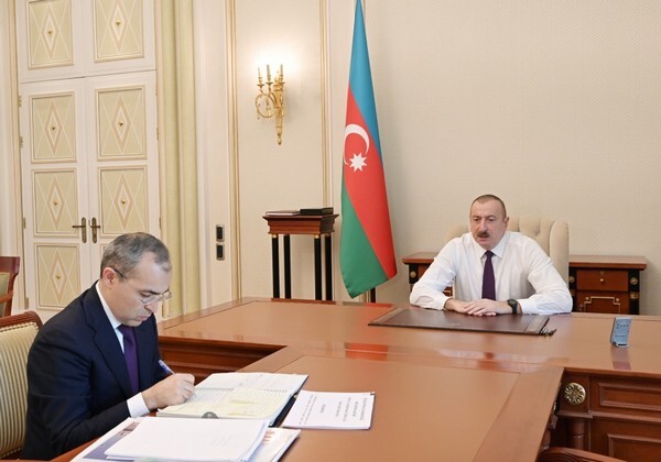 Президент Ильхам Алиев принял министра экономики (Фото-Видео-Обновлено)