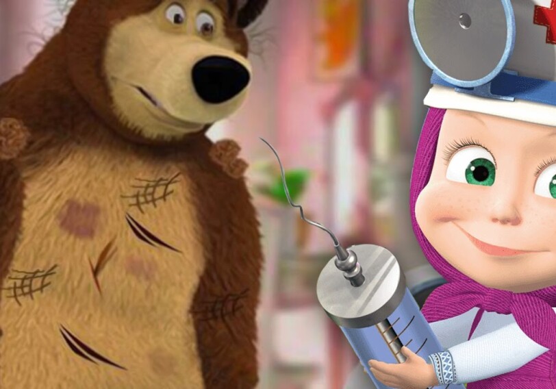 Герои мультфильма «Маша и медведь» расскажут о самоизоляции и гигиене (Видео)