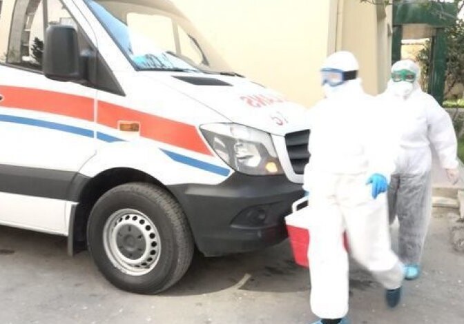 Работа скорой помощи при вызове к пациенту с подозрением на коронавирус -в Азербайджане (Видео)