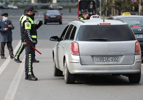 В Азербайджане за сутки оштрафованы 1822 водителя, нарушивших карантин