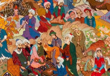 «Лейли и Меджнун» на ковре
