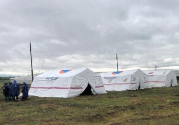 Палаточный городок для граждан Азербайджана обустроили в Дагестане