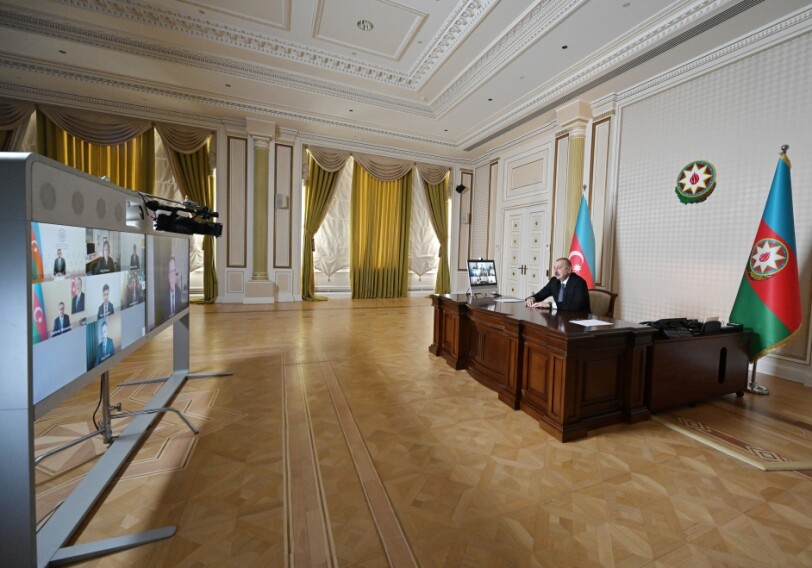 Состоялась видеоконференция между президентом Азербайджана и руководителями компании CISCO (Фото-Обновлено)