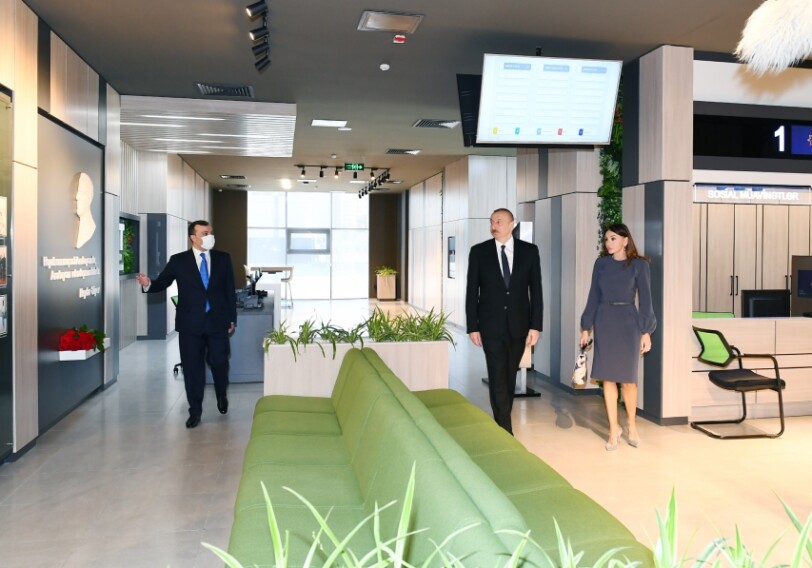 Президент Азербайджана и первая леди приняли участие в открытии центра DOST номер 3 (Фото-Обновлено) 
