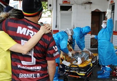 В Бразилии за сутки выявили около 35 тыс. случаев заражения коронавирусом