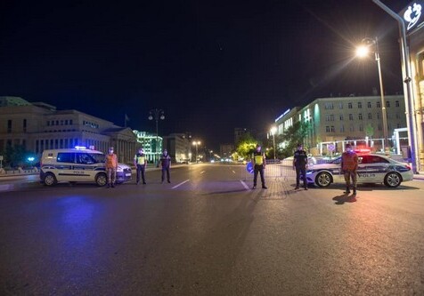 В Баку и Сумгайыте установлены полицейские посты (Фото)