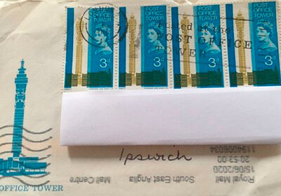 Британская почта 54 года везла письмо из Лондона