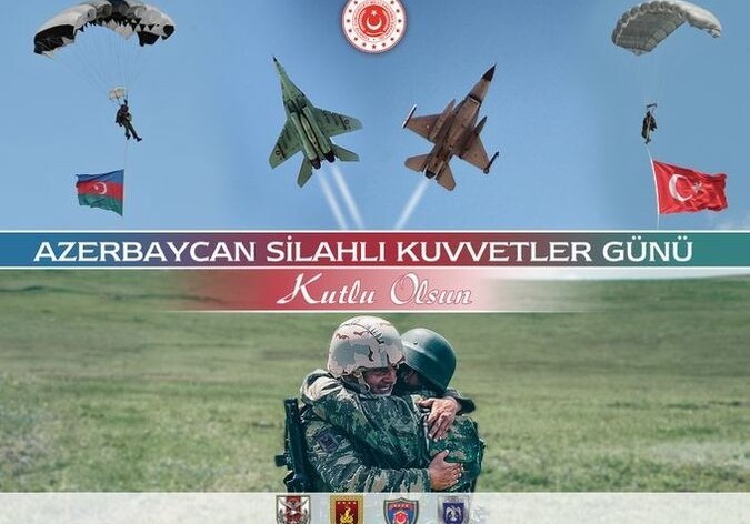 Минобороны Турции поздравило Азербайджан с Днем Вооруженных Сил
