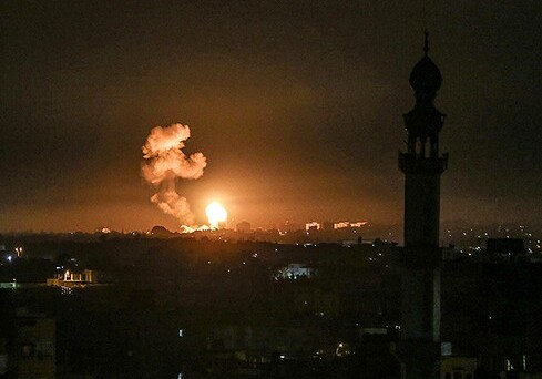 Израиль нанес удар по сектору Газа в ответ на ракетный обстрел