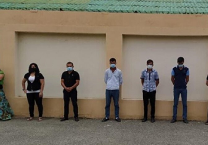В Агдаше оштрафованы лица, собравшиеся на открытие ресторана (Видео)