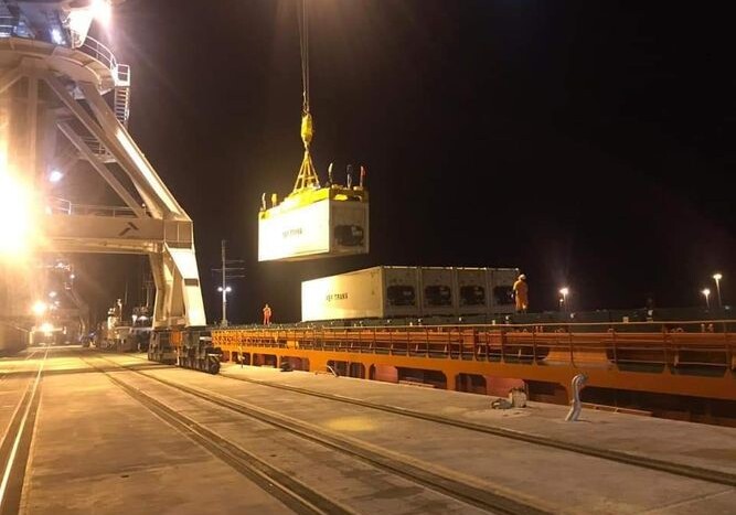 Бакинский порт отправил в Турцию очередной грузовой караван из Китая (Фото)