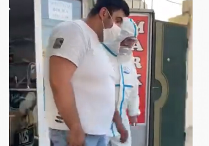 В Баку задержали заражённого коронавирусом человека (Видео)