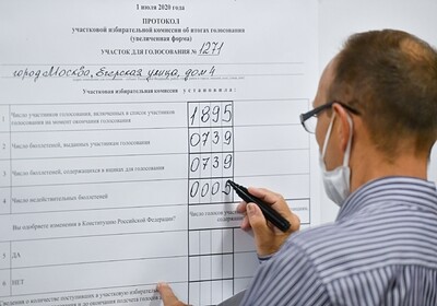 Объявлены результаты голосования по поправкам к Конституции РФ