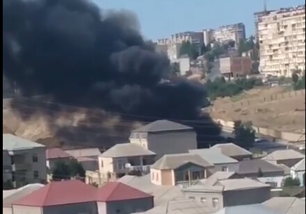 В Баку вспыхнул еще один пожар (Видео)