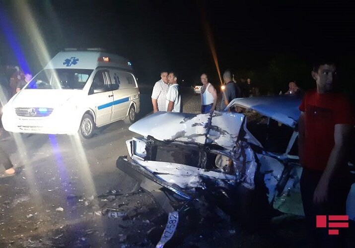 В Барде столкнулись два «ВАЗ»а, ранены 8 человек (Фото)