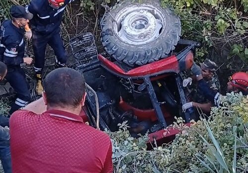 В Барде трактор упал в водный канал, водитель погиб (Фото)